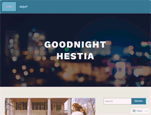 Tablet Screenshot of goodnighthestia.com
